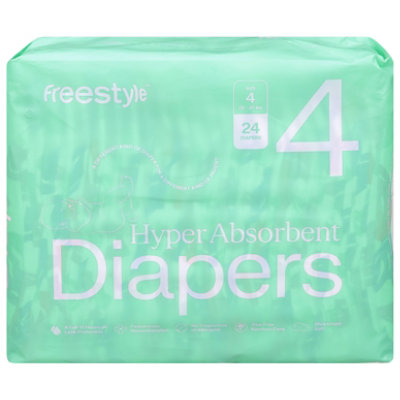 Freestyle Diapers Size 4 - 24 Count - Image 3