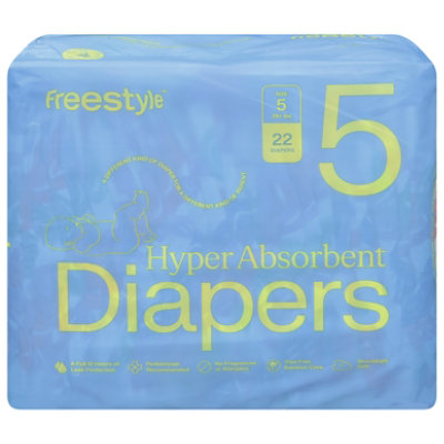 Freestyle Diapers Size 5 - 22 Count - Image 3