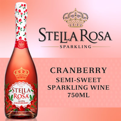 Stella Rosa Sparkling Cranberry Wine - 750 Ml - Image 1