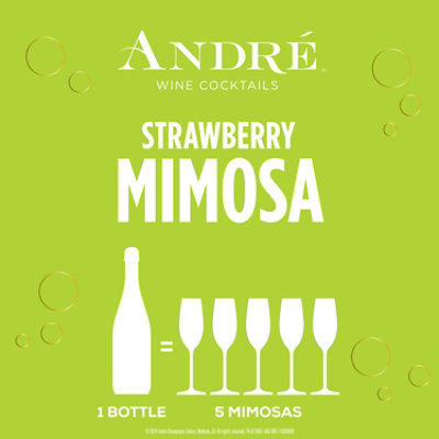 Andre Strawberry Mimosa Wine - 750 Ml - Image 5