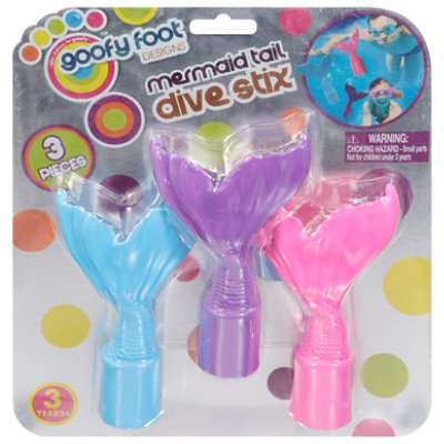 Goofy Foot Designs Mermaid Tail Dive Stix - 3 Count - Image 1
