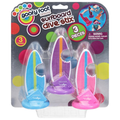 Goofy Foot Designs International Surfboard Dive Stix - 3 Count - Image 1
