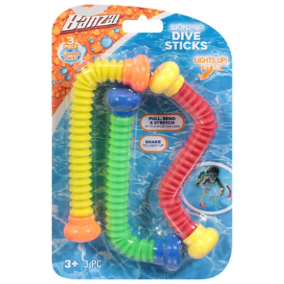 Banzai Light Up Dive Sticks - 3 Count - Image 1