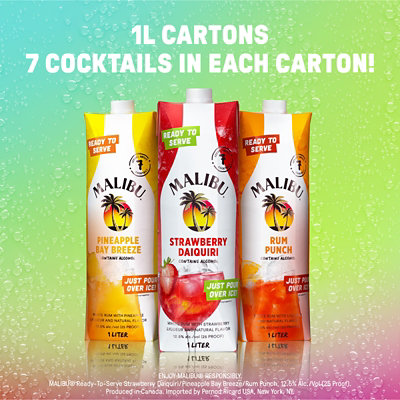 Malibu Rts Rum Punch - 1 Liter - Image 3