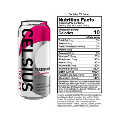 Celsius Essentials Dragonberry - 16 Oz - Image 3