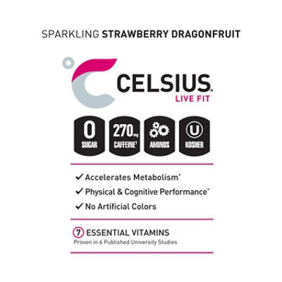 Celsius Essentials Dragonberry - 16 Oz - Image 4