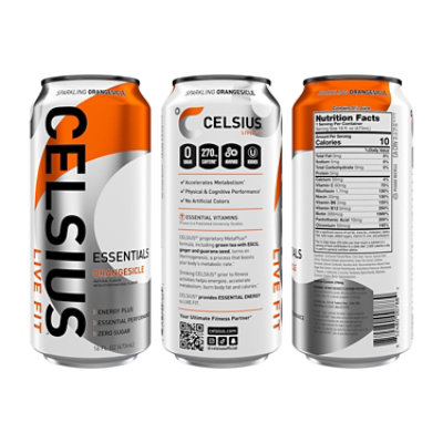 Celsius Essentials Orangesicle - 16 Fl. Oz. - Image 2