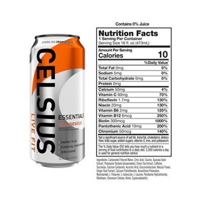 Celsius Essentials Orangesicle - 16 Fl. Oz. - Image 3