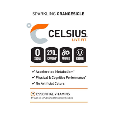 Celsius Essentials Orangesicle - 16 Fl. Oz. - Image 4