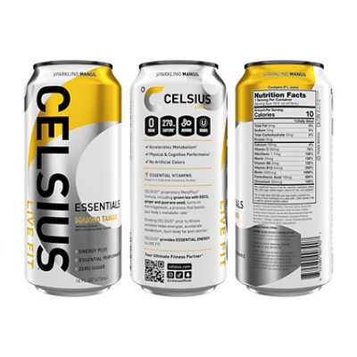 Celsius Essentials Mango Tango - 16 Fl. Oz. - Image 2