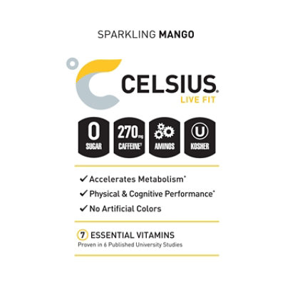 Celsius Essentials Mango Tango - 16 Fl. Oz. - Image 4