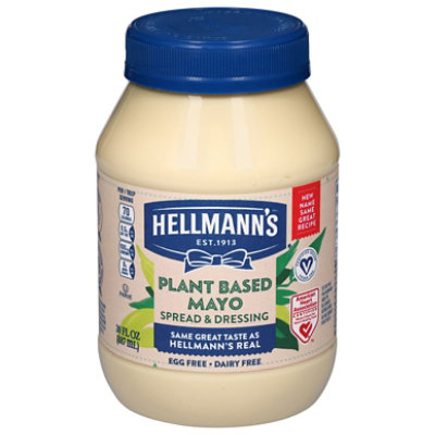 Hellmanns Mayonnaise Plant Based - 30 Fl. Oz. - Image 3