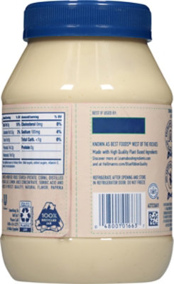 Hellmanns Mayonnaise Plant Based - 30 Fl. Oz. - Image 6