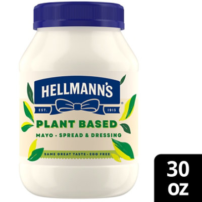 Hellmanns Plant Based Mayo Jar -  30 Fl. Oz - Image 2