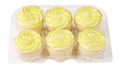 Lemon Cupcakes 6 Count - Each - Image 1