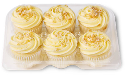 Iced Pumpkin Spice Cupcakes 6 Count - Each - Image 1