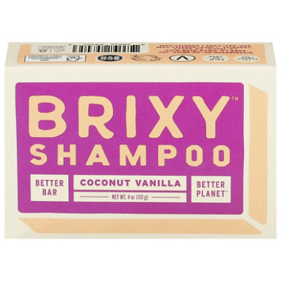 Brixy Shampoo Bar Coconut Vanilla - 4 Oz - Image 3