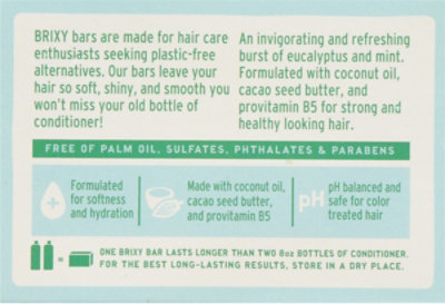 Brixy Cond Bar Mint Eucalyptus - 4 Oz - Image 5