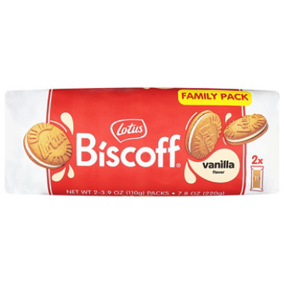 Lotus Biscoff Sandwich Cookie Vanilla - 7.76 Oz - Image 2