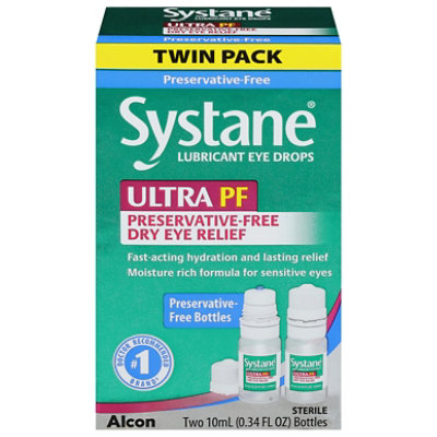 Systane Ultra Multi-dose Preservative-free Lubricant Eye Drops Twin Pack - 2-10 Ml - Image 3