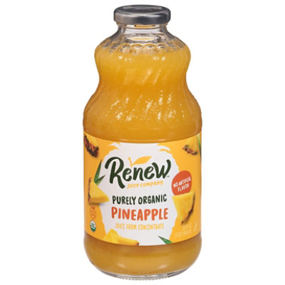 Renew Juice Purely Pineapple Organic - 32 Fl. Oz. - Image 3