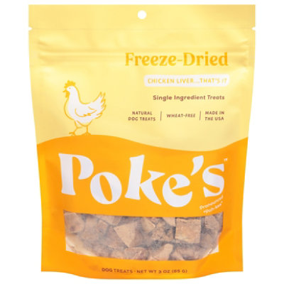 Pokes Dog Treat Freeze Dried Chicken Liver - 3 Oz. - Image 3