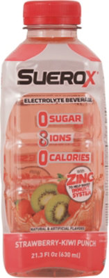 Suerox Electrolyte Beverage Strawberry Kiwi Punch - 21.3 Fl. Oz. - Image 6