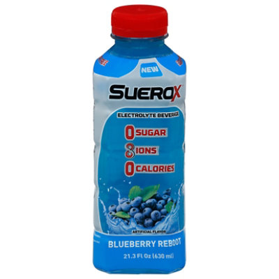 Suerox Electrolyte Beverage Blueberry Reboot - 21.3 Fl. Oz. - Image 3