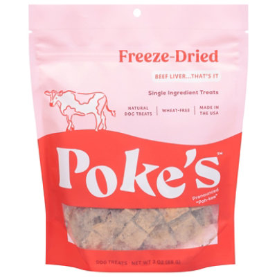 Poke's Freeze-Dried Beef Liver Dog Treats - 3 Oz - Image 3