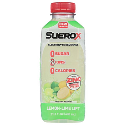 Suerox Lemon Lime Lift Beverage - 21.3 Fl. Oz. - Image 2