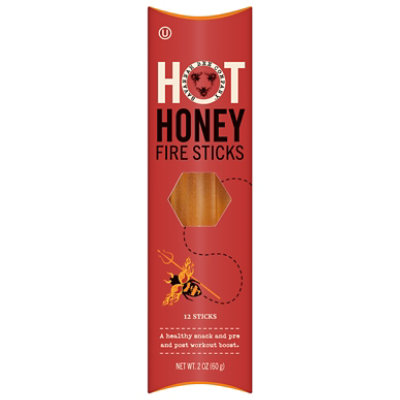 Savannah Bee Hot Honey Fire Sticks - 2 Oz - Image 1