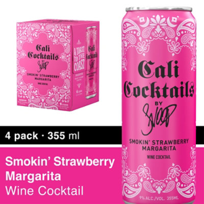 Snoop Cali Cocktail Strawberry Margarita - 4-355 Ml - Image 1