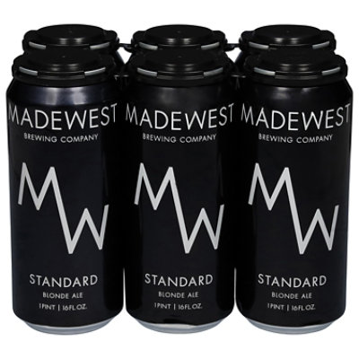 Madewest Brewing Standard Blonde Ale In Cans - 6-16 Fl. Oz. - Image 3