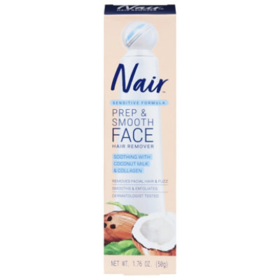 Nair Prep And Smooth Face Sensitive Hair Remover - 1.76 Oz - Image 3