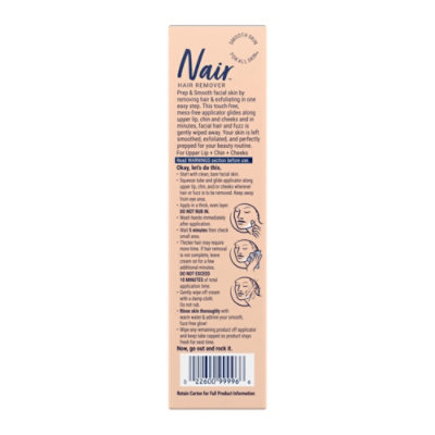 Nair Prep And Smooth Face Sensitive Hair Remover - 1.76 Oz - Image 4