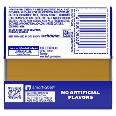 Kraft Singles Sharp Cheddar Slices - 16 Count - Image 6