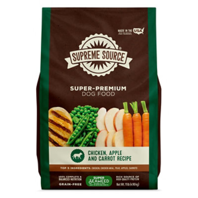 Supreme Source Super Premium Dog Food Chicken Apple & Carrot - 11 Lb. - Image 1