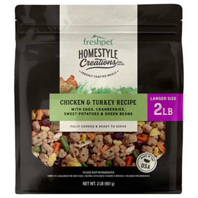 Freshpet Homestyle Creations Chicken & Turkey Recipe - 2lb. - Image 3