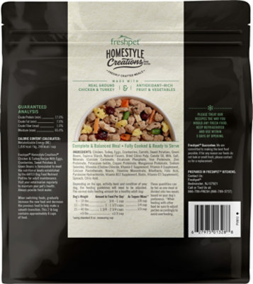 Freshpet Homestyle Creations Chicken & Turkey Recipe - 2lb. - Image 5