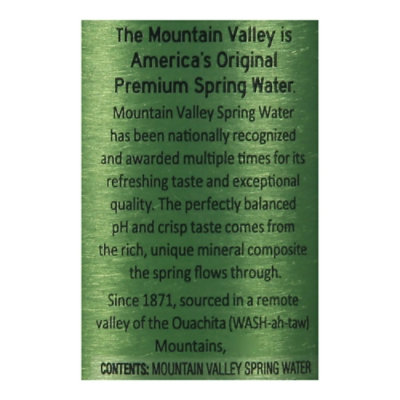 Mountain Valley Spring Water - 25.36 Fl. Oz. - Image 5