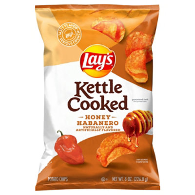 Lays Kettle Cooked Honey Habanero - 8 Oz.