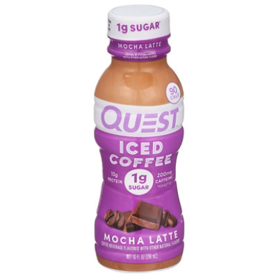 Quest Rtd Iced Coffee Mocha Latte - 10 Oz. - Image 1