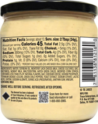 On The Border Hatch Green Queso - 15.5 Oz. - Image 6