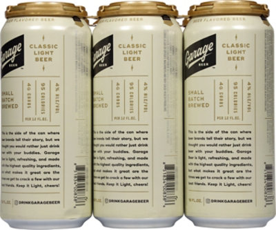 Garage Beer Light Cans - 6-16 Fl. Oz. - Image 4