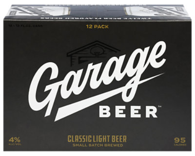 Garage Beer Light Cans - 12-12 Fl. Oz. - Image 1