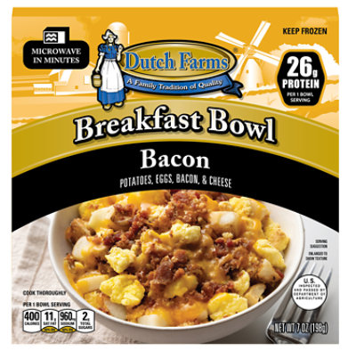 Dutch Farms Breakfast Bowl Bacon - 7 Oz. - Image 1