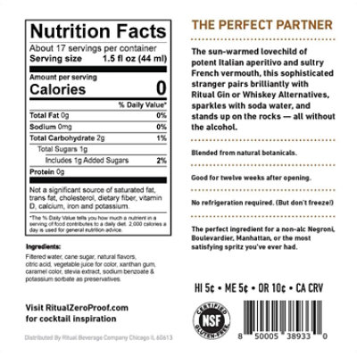 Ritual Zero Proof Aperitif 750 Ml - 750 ML - Image 3