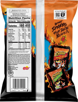 Cheetos Flamin Hot Jumbo Puff Cheese Flavored Snacks - 2.625 Oz. - Image 6