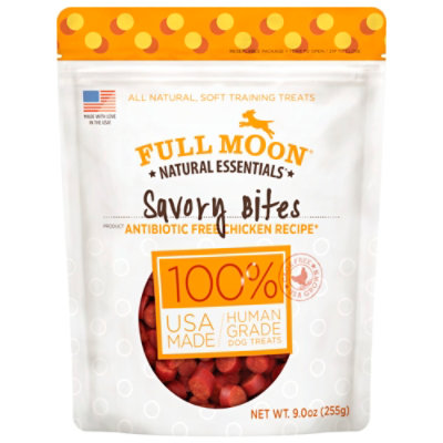 Full Moon Natural Essentials Savory Bites Chicken - 9 Oz - Image 1