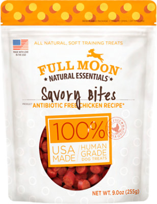 Full Moon Natural Essentials Savory Bites Chicken - 9 Oz - Image 1
